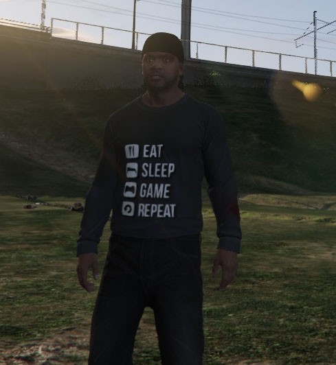 Shirt Gamer Cycle of Life for Franklin